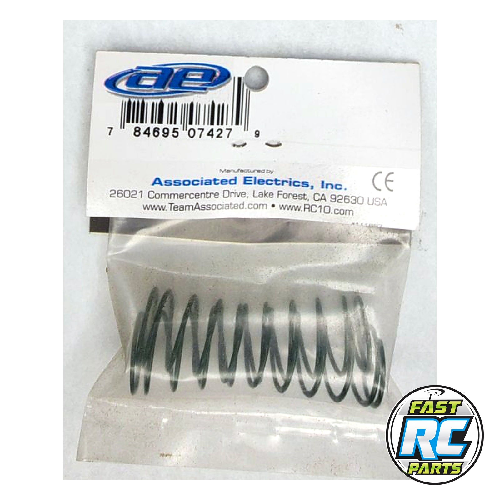 Front Spring, Green, 2.25 Inch for T2 (2) - Associated