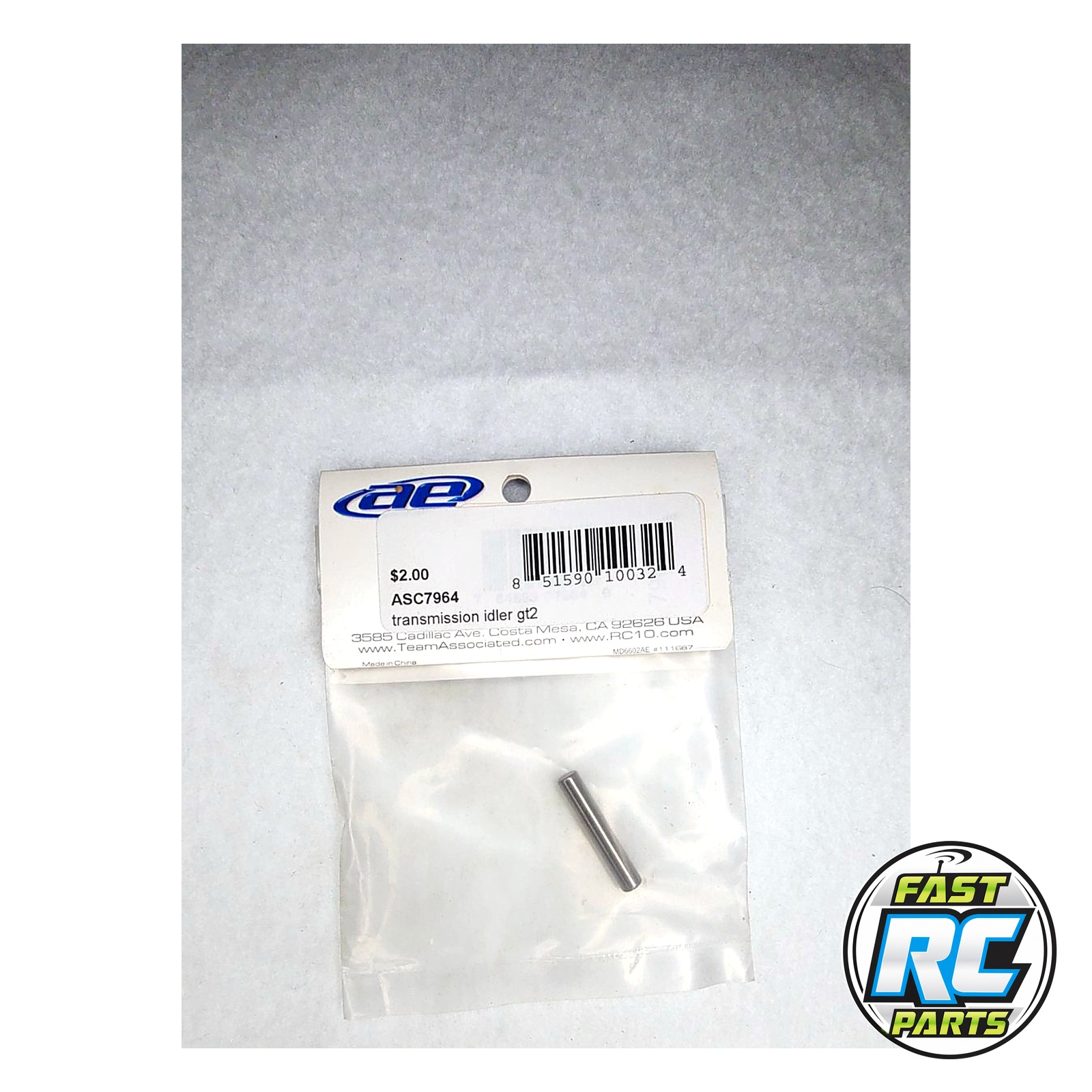 Transmission Idler for GT2 - Associated