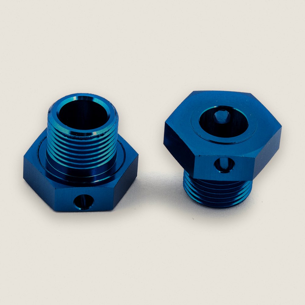 Wheel Hexes, +1mm Wide, Set of 2 for RC8B3 - Associated