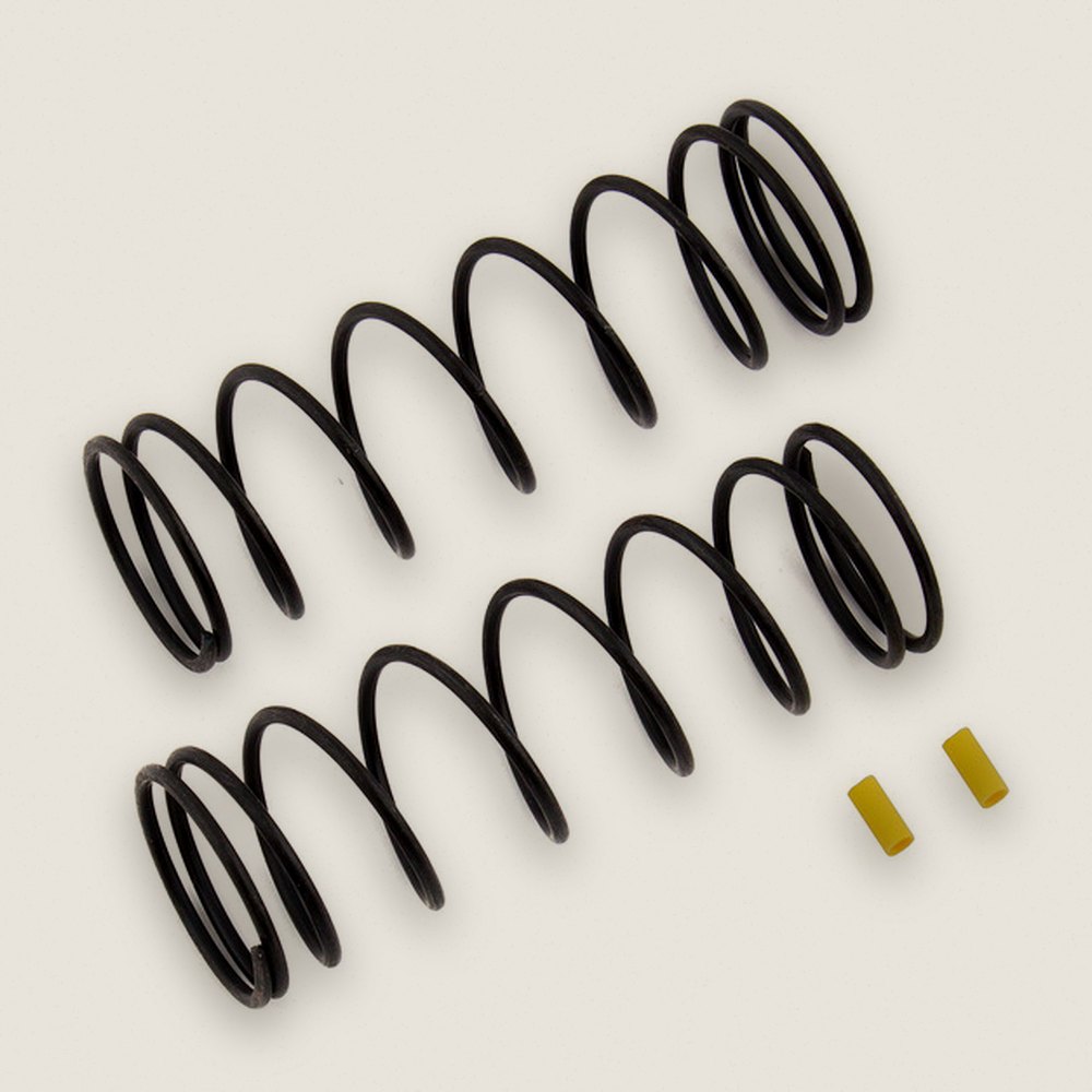 Front Springs V2, Yellow, 5.7 lb/in, L70, 8.5T, 1.6D - Associated