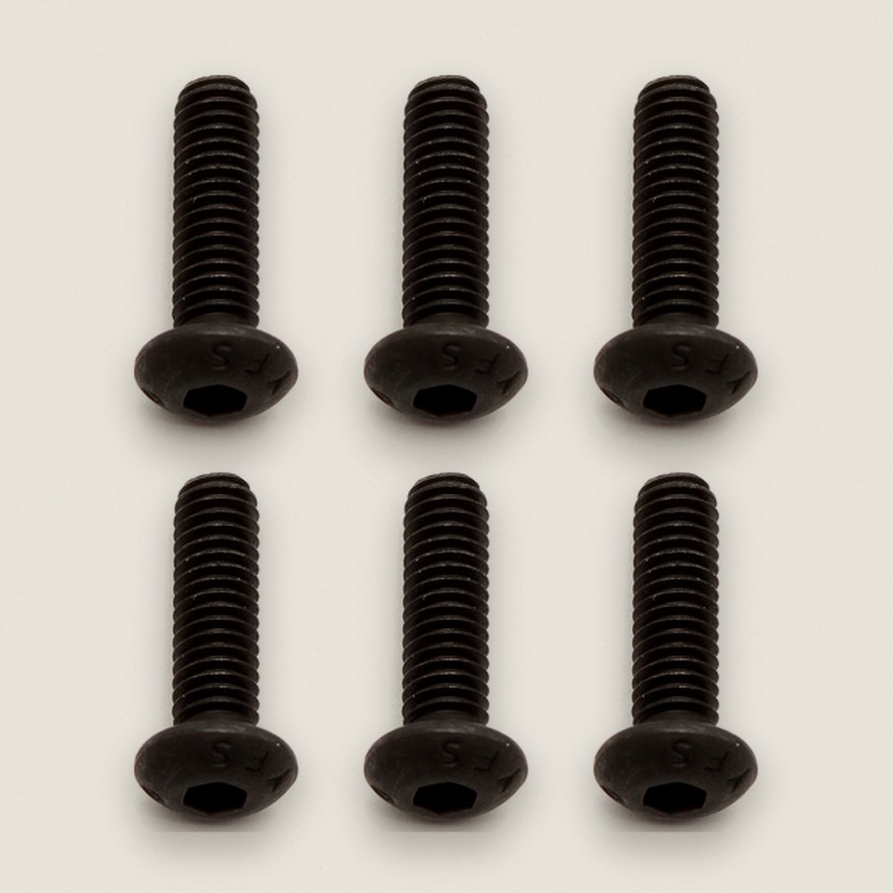 Button Head Cap Screws, M4x14mm, Pack of 6 - Associated