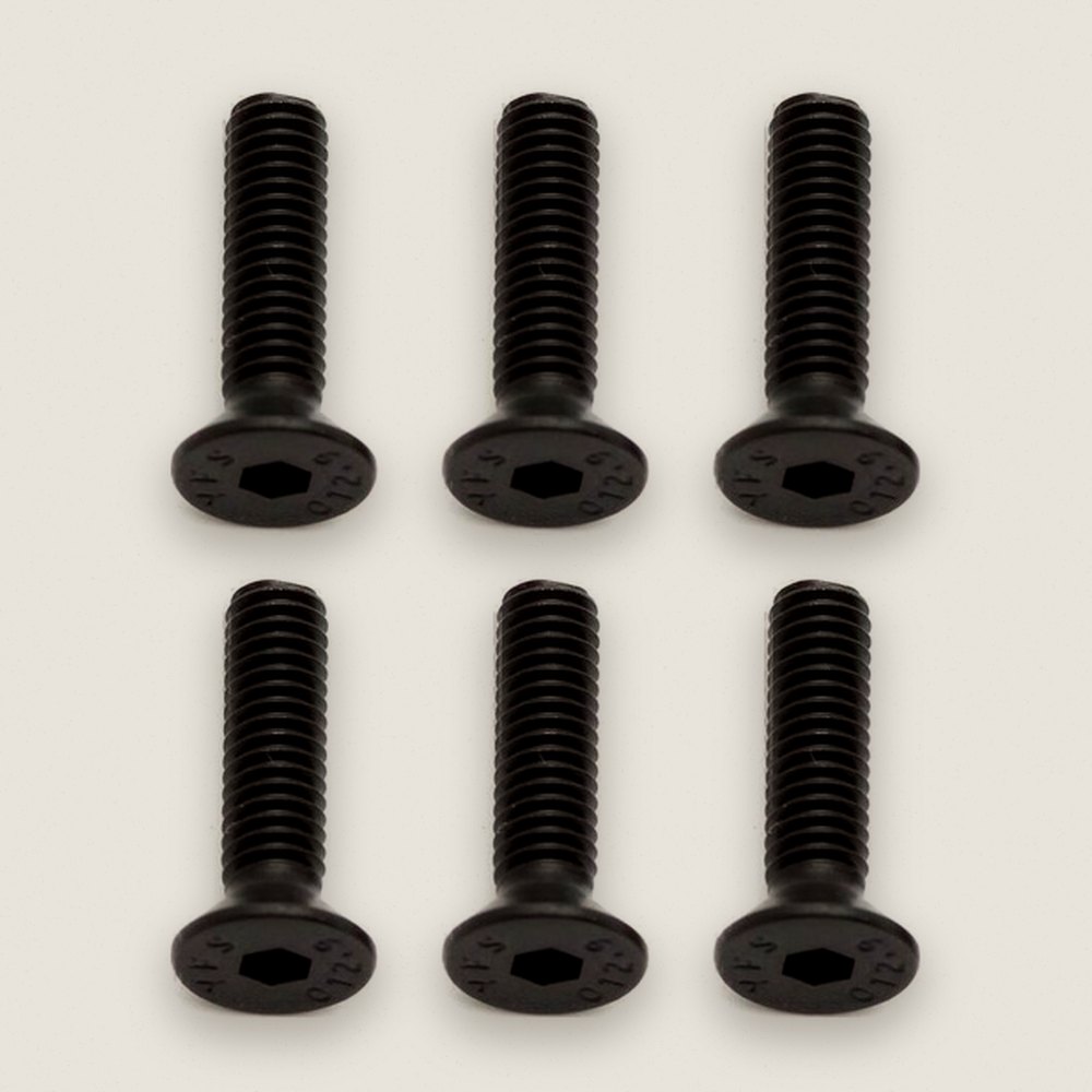 Flat Head Cap Screws, M4x16mm, Pack of 6 - Associated