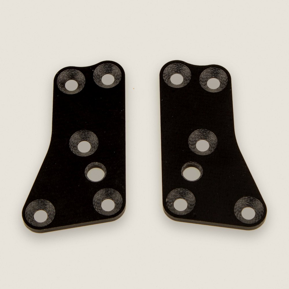 Upper Suspension Arm Inserts, G10, Front, Factory Team, for Rc8b3.2 - Associated