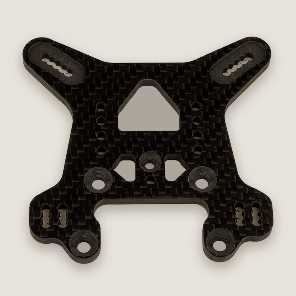 Rear Shock Tower, Carbon Fiber, FT, for Rc8B4 - Associated