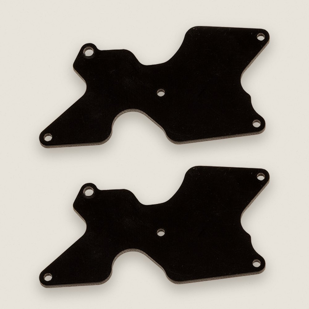 Rear Suspension Arm Inserts, G10 2.0 mm for RC8B4 FT - Associated