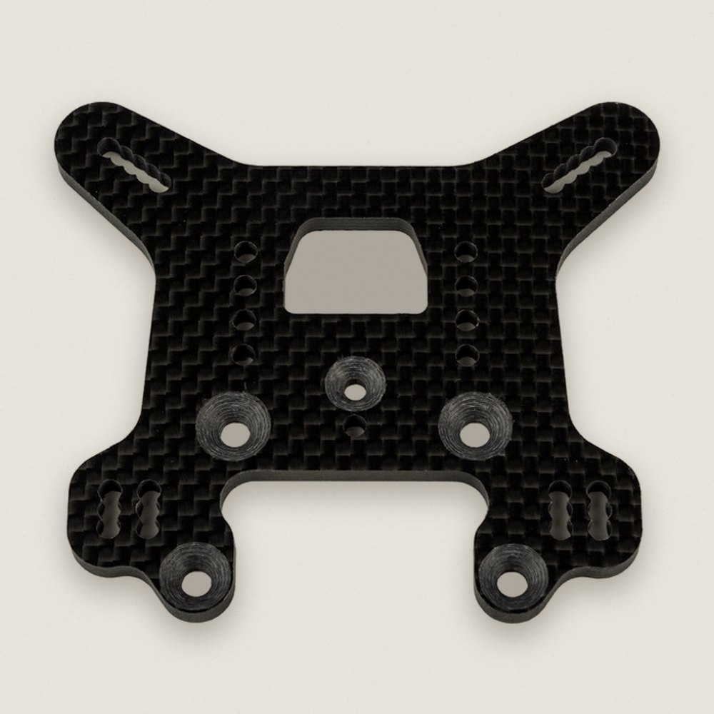 Rear Shock Tower, FT 36.5 Carbon Fiber for Rc8B4.1 - Associated