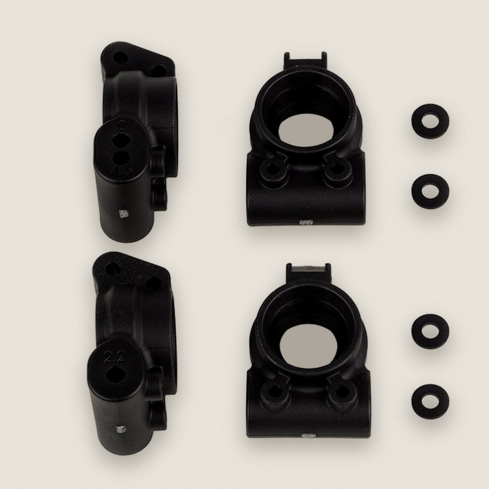Rear Hubs, 2-Hole Medium for RC8B4.1 - Associated