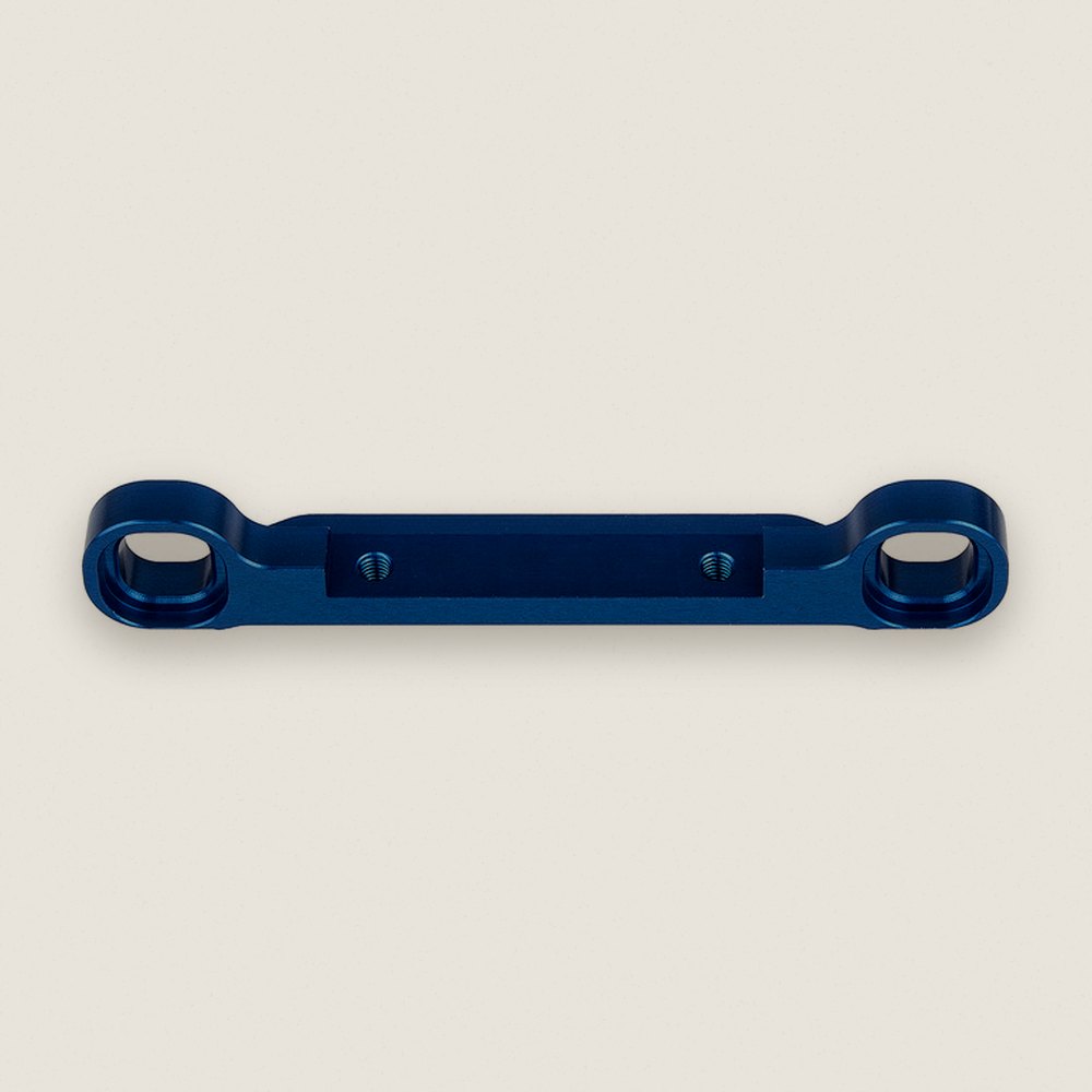 Upper Link Mount, Angled Blue Aluminum for RC8B4.1 - Associated