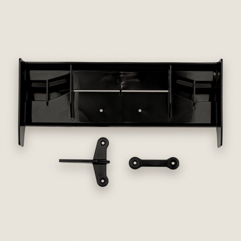 High Downforce Wing, FT Black for RC8B4.2 - Associated