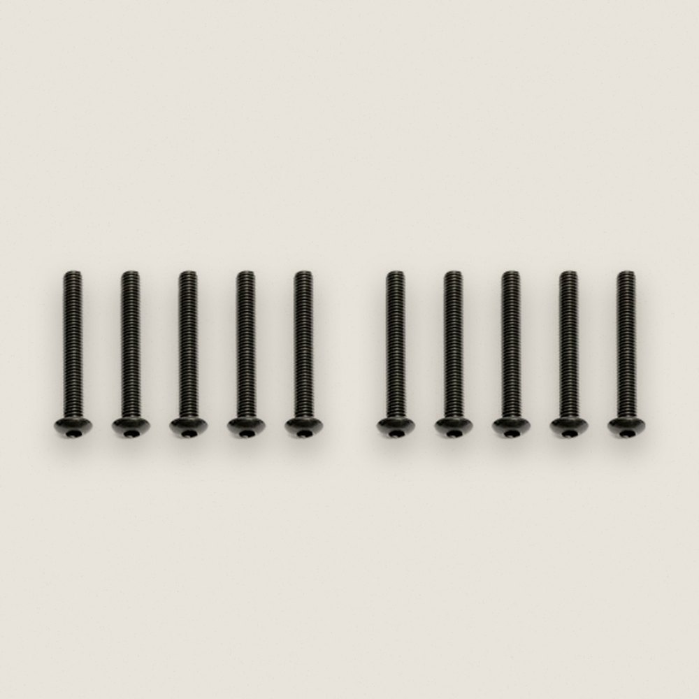 Button Head Cap Screws, M3x24mm BHCS (10) - Associated
