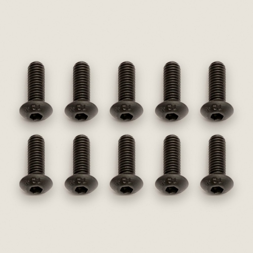 Button Head Cap Screws, M4x12mm (10) - Associated