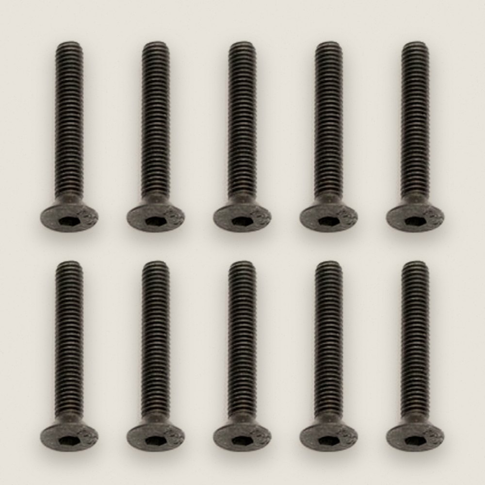 Flat Head Cap Screws, M3x20mm (10) - Associated