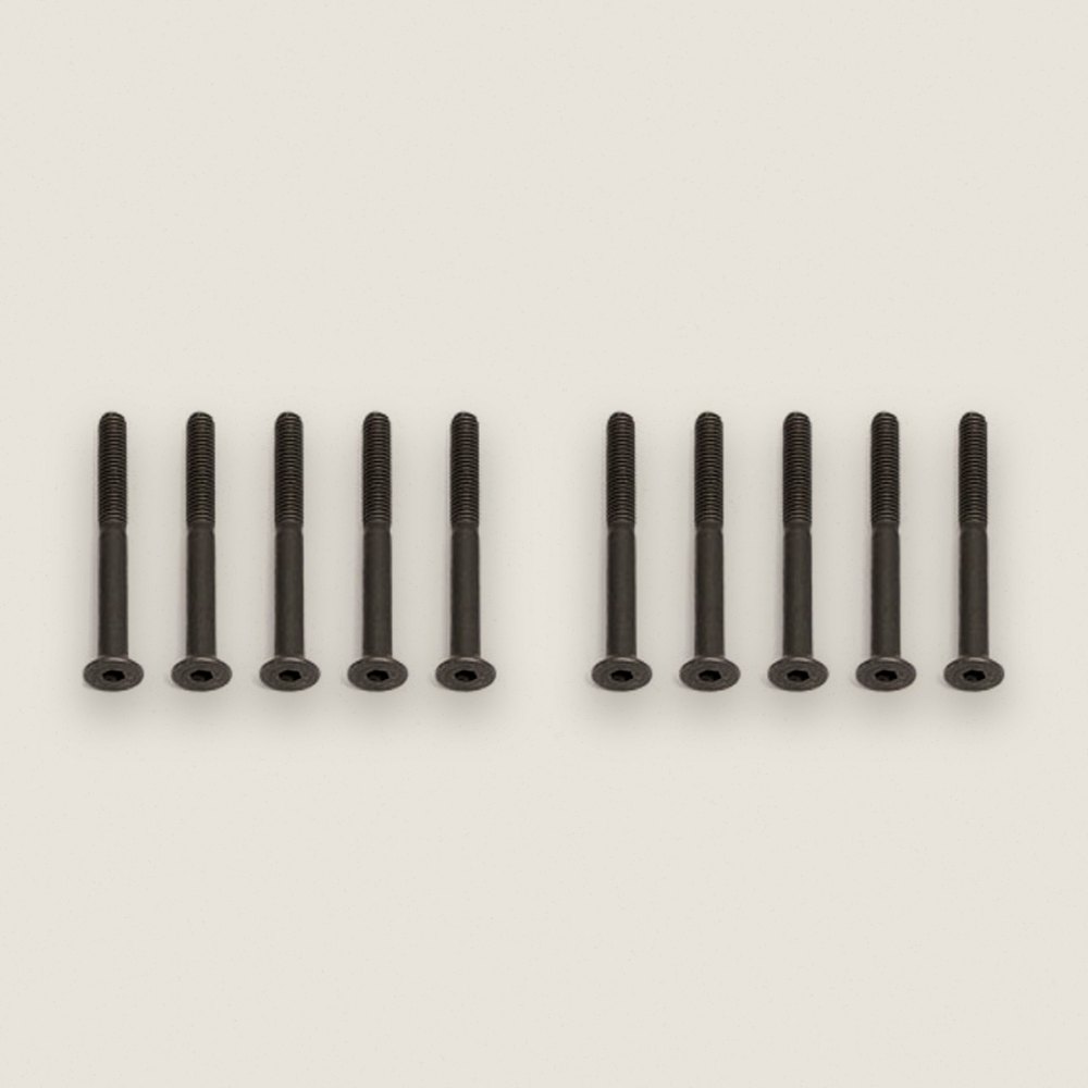 Flat Head Cap Screws, M3x30mm FHCS (10) - Associated