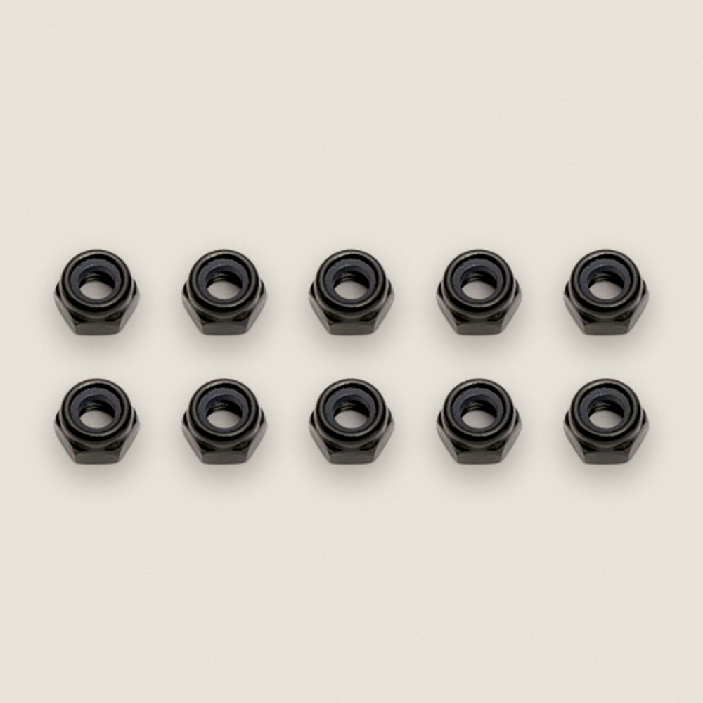 Locknuts, M4 (10) - Associated