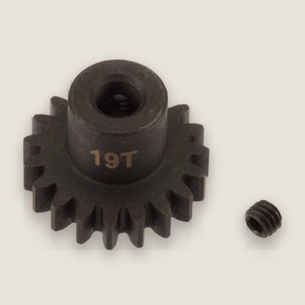 Pinion Gear, Steel, 19T, Mod 1, 5 mm Shaft - Associated