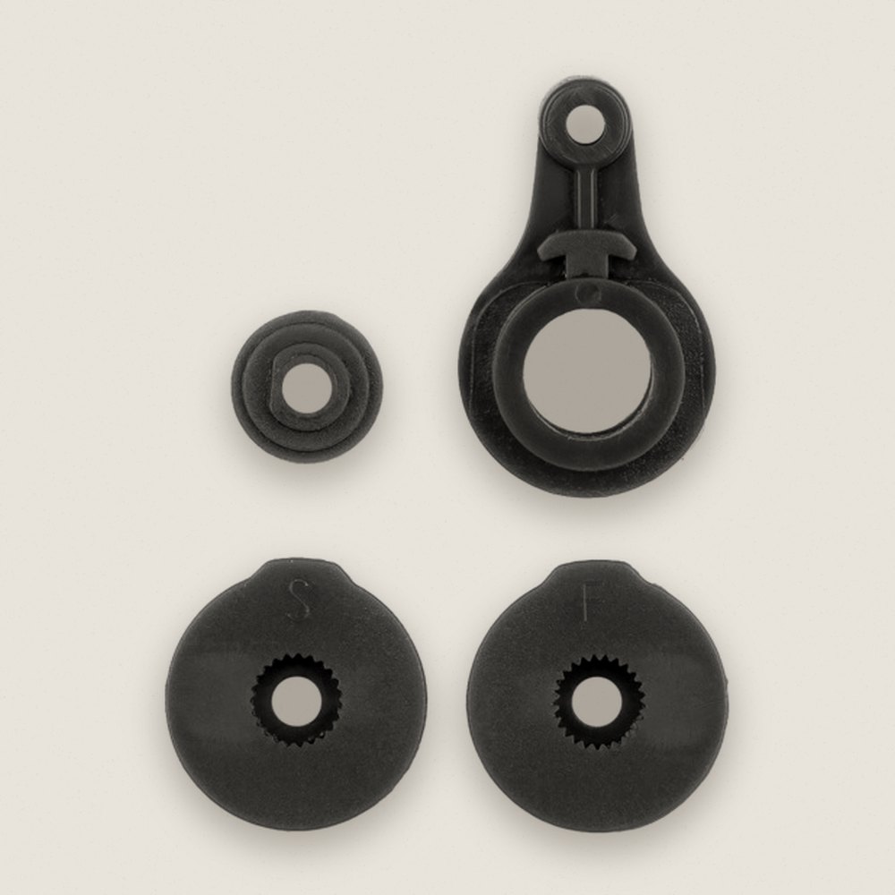 Servo Saver Set, Gray, for RB10 Retro - Associated