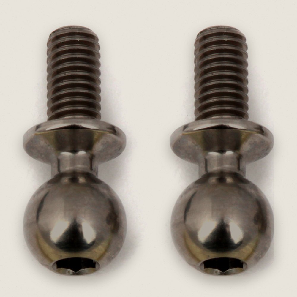 Ball Studs, Heavy-Duty TiN 4mm for B6 - Associated