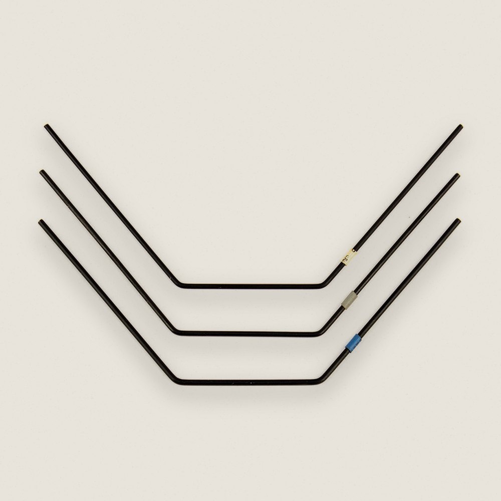 Rear Anti-Roll Bar Set, Factory Team for B6.1 - Associated