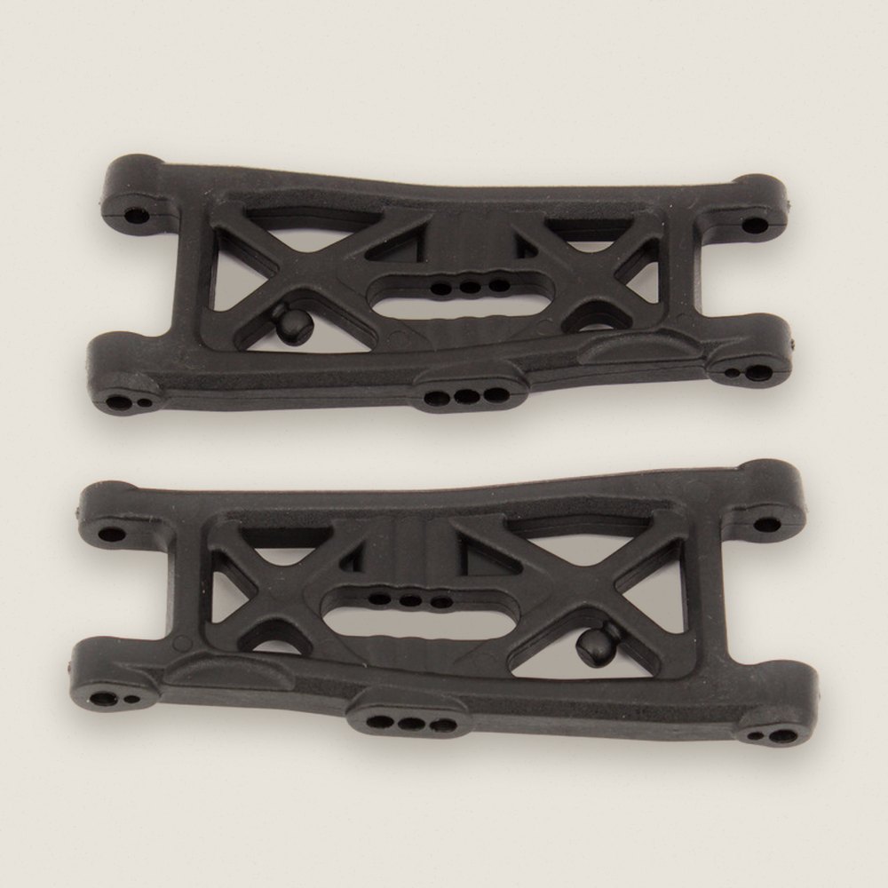 Front Suspension Arms, Gull Wing Carbon Fiber, Factory Team for RC10B6 - Associated