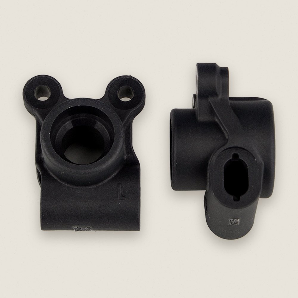 Rear Hubs, Carbon, Factory Team for RC10B6.2 - Associated