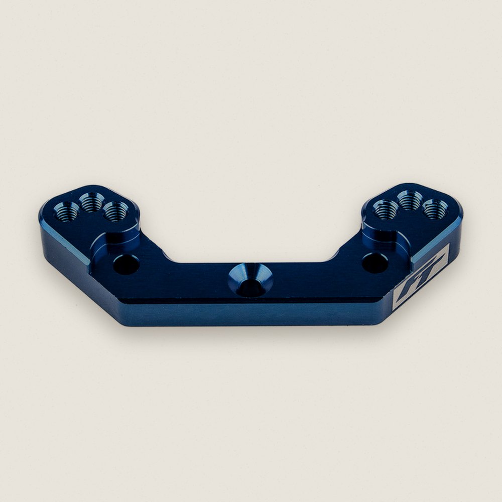 Rear Ballstud Mount, +2mm Blue, Factory Team for RC10B6.2 - Associated