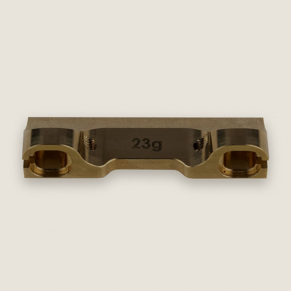 Brass Arm Mount C, Factory Team for RC10B6.3 - Associated
