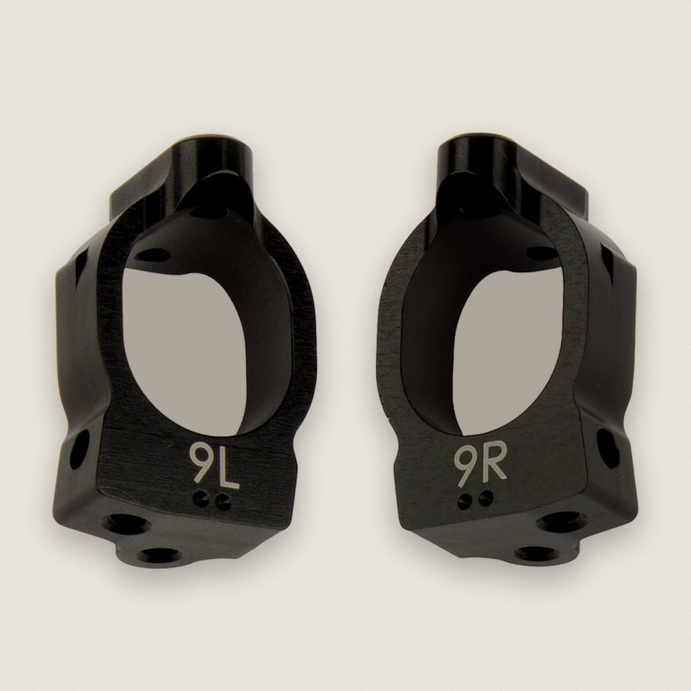 Caster Block, 9 Degree for RC10B74 - Associated