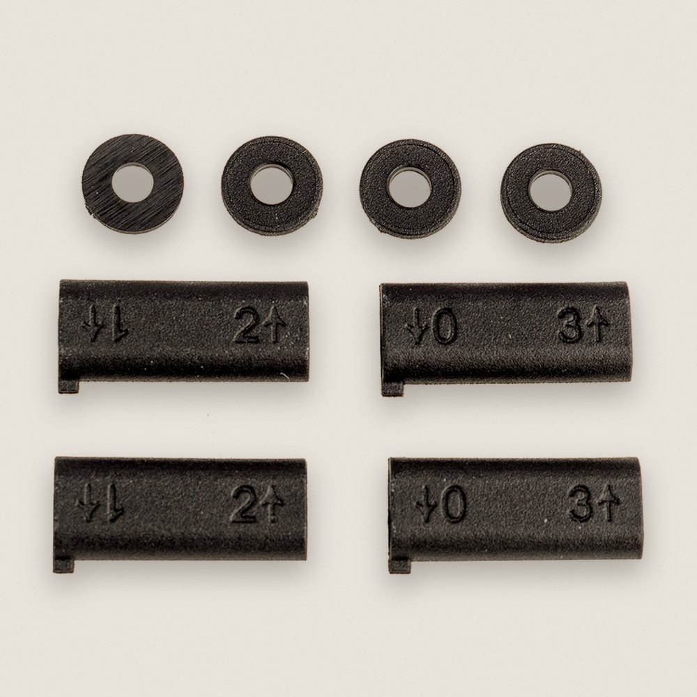 Rear Hub Insert Set for RC10B74 - Associated
