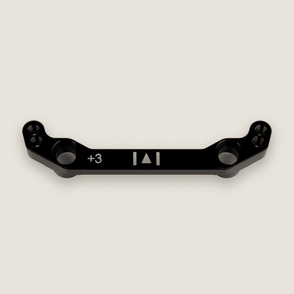 Steering Rack, +3mm Aluminum for RC10B74.1 - Associated