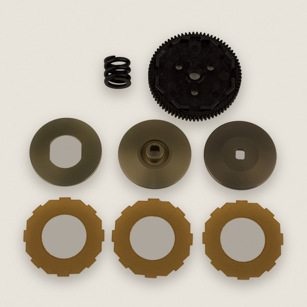 Slipper Conversion, 3-Pad for RC10B74.1 - Associated