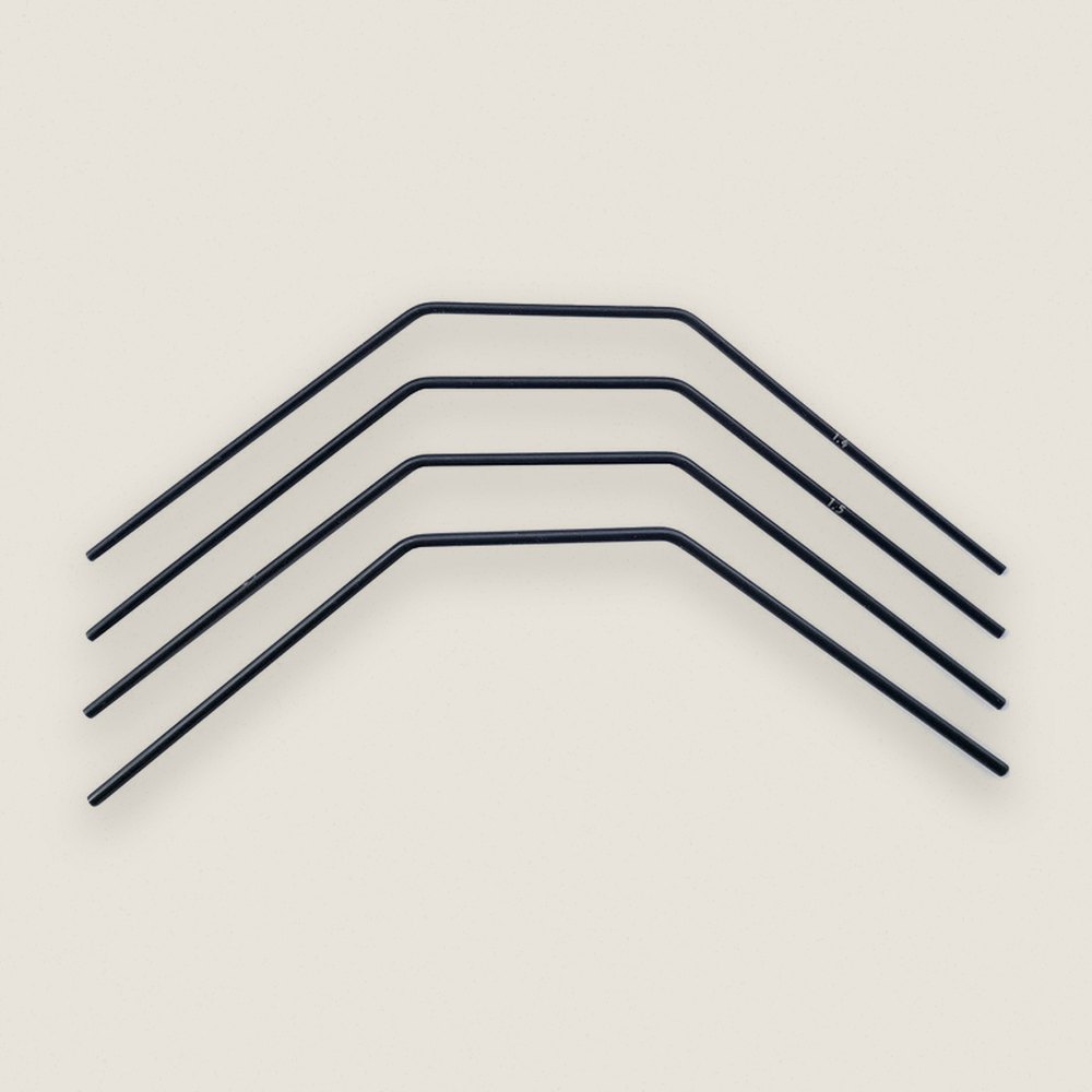 Anti-Roll Bar Set, 1.4-1.7mm for RC10B74.1 - Associated