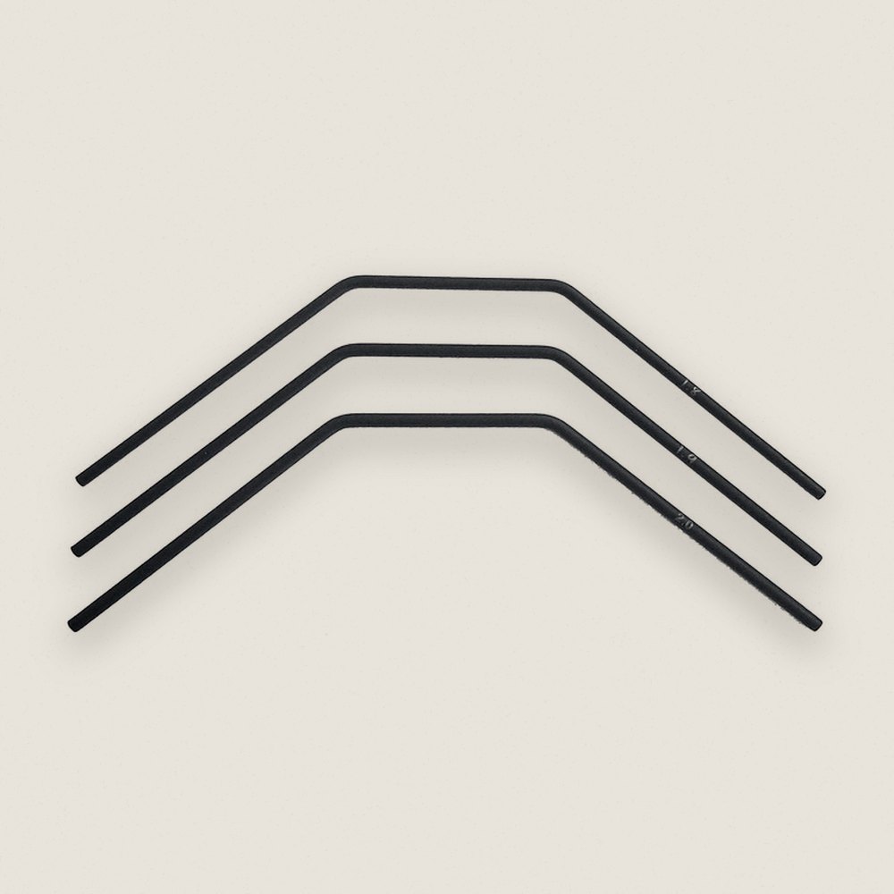 Anti-Roll Bar Set, 1.8-2.0mm for RC10B74.1 - Associated