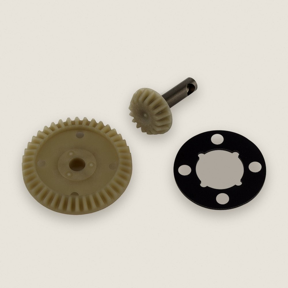 Ring and Pinion Gear Set, Molded Factory Team for RC10B74.2 - Associated