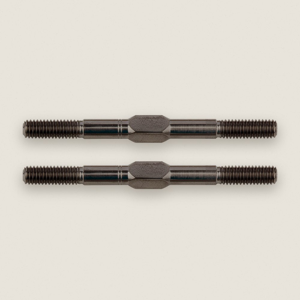 Turnbuckle, 3.5 x 45mm Titanium Factory Team - Associated