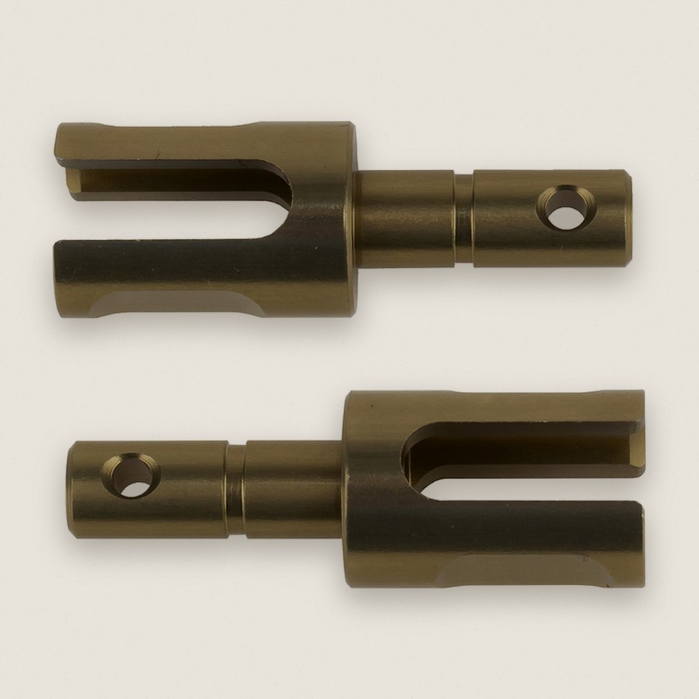 Center Differential Outdrives, Aluminum Factory Team for RC10B74.2 - Associated