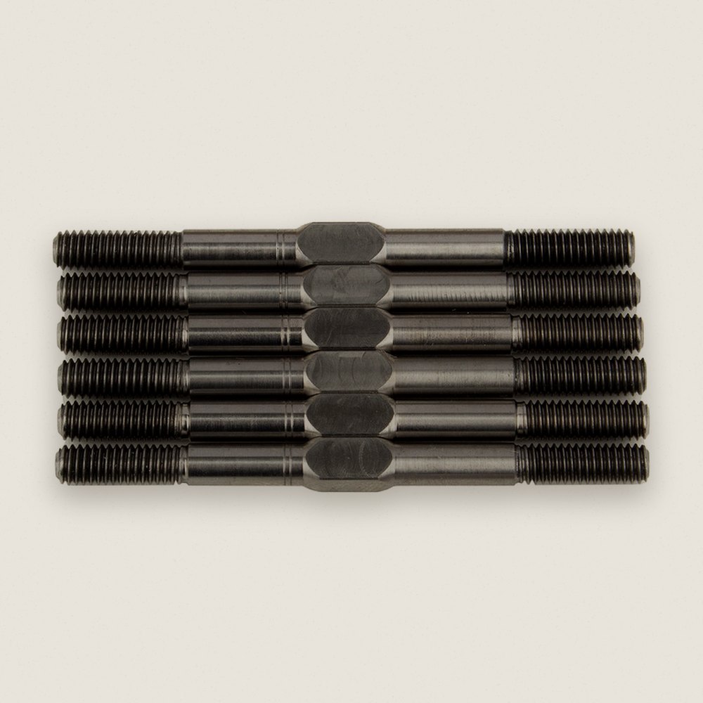 Titanium Turnbuckle Set, 3.5mm Factory Team for RC10B6.4 - Associated