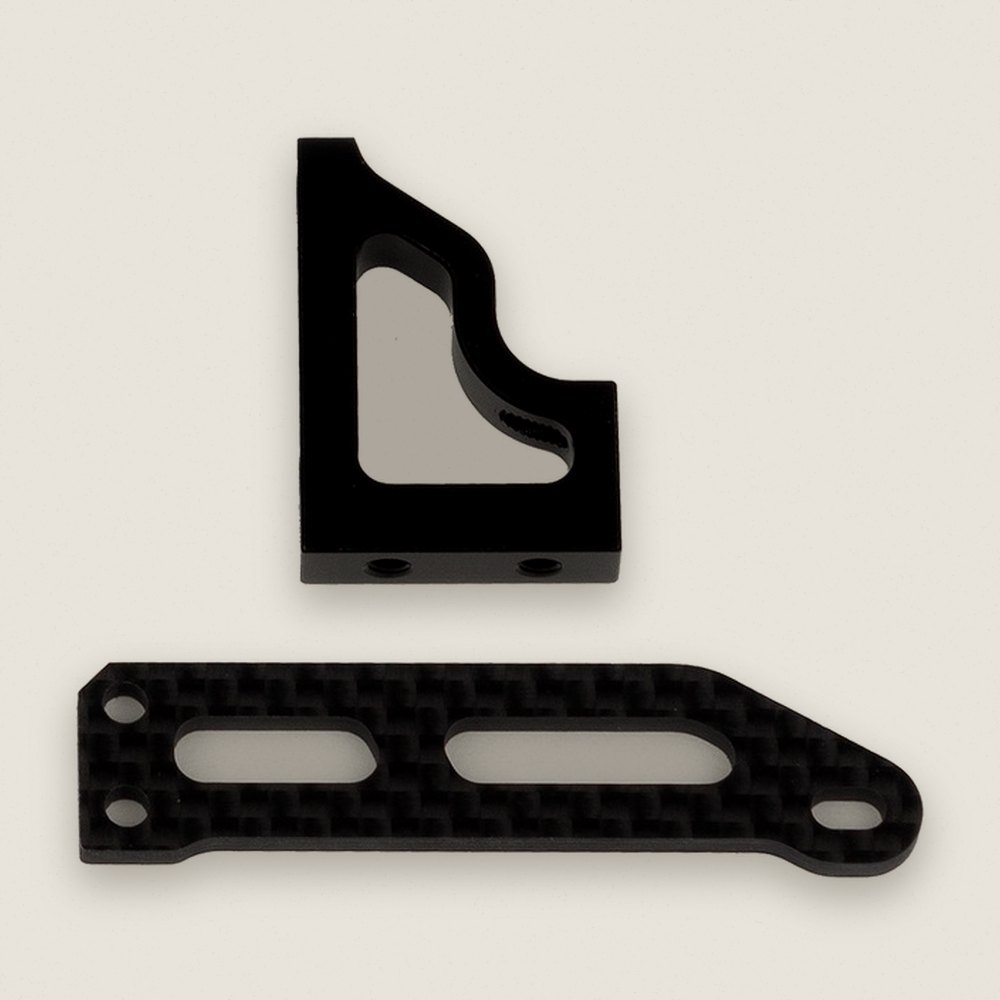 Servo Mount Set, Decoupled Slipper for RC10B74.2 - Associated