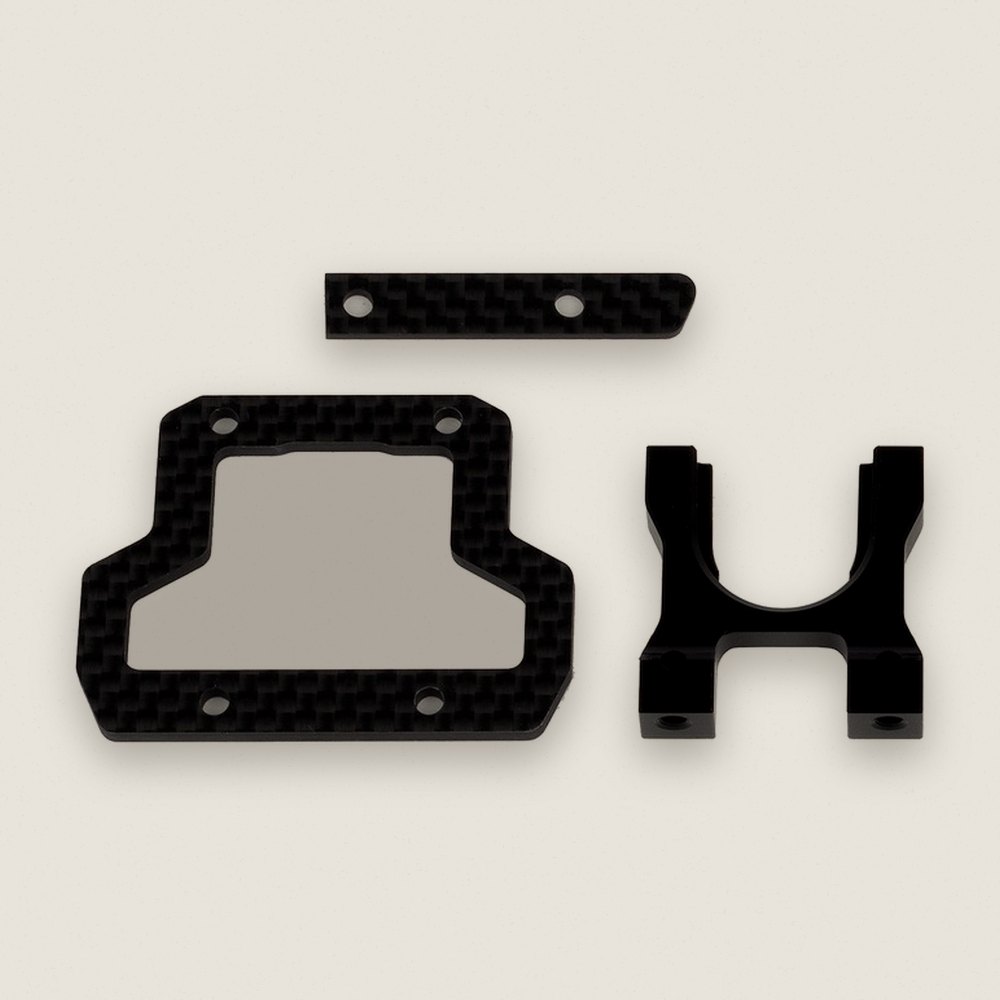 Center Bulkhead and Brace Set, Decoupled Slipper for RC10B74.2 - Associated