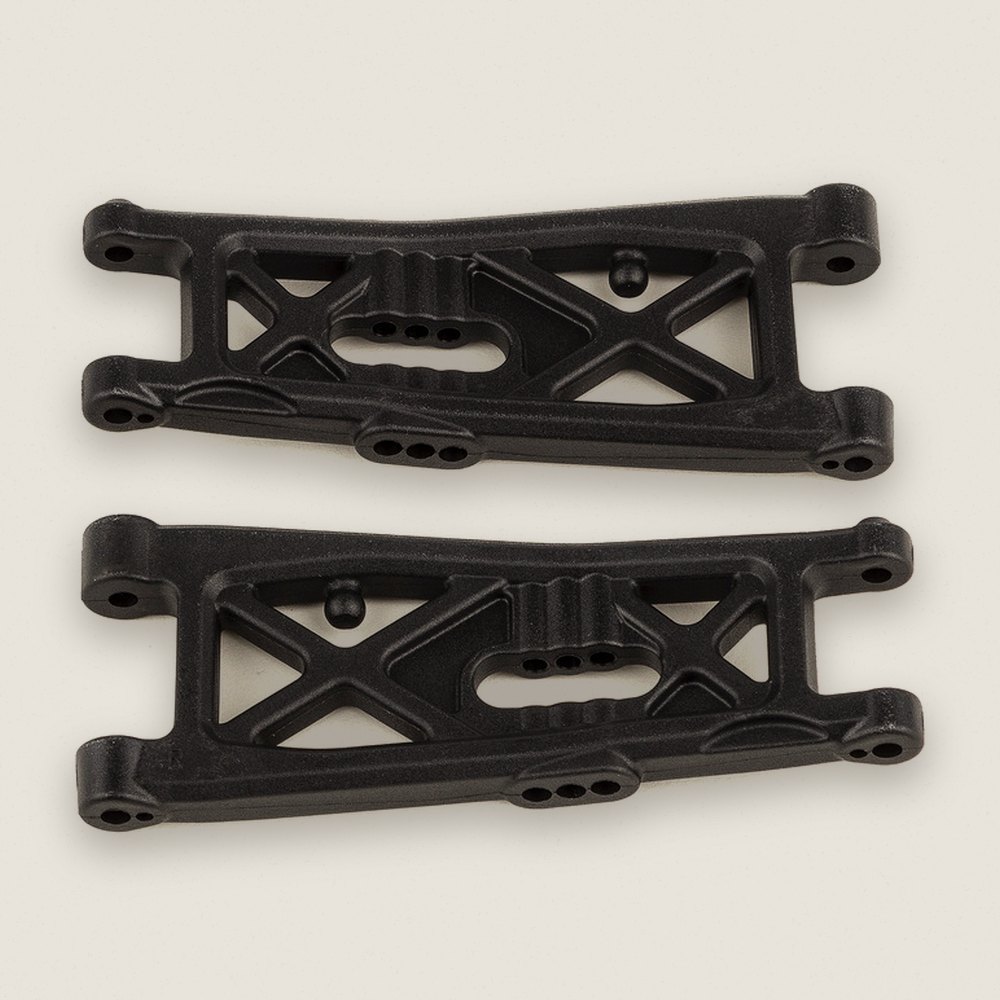 Front Suspension Arms, Carbon Factory Team for RC10B7 - Associated