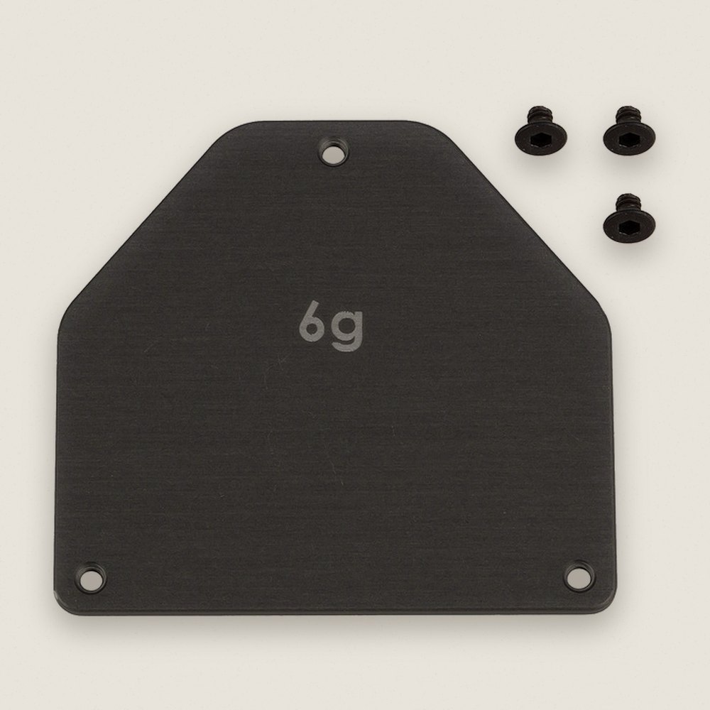 Servo Weight Plate, Aluminum FT, 6g for RC10B7 - Associated