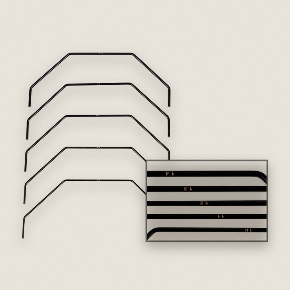 Front Anti-Roll Bar Set for RC10b7 - Associated