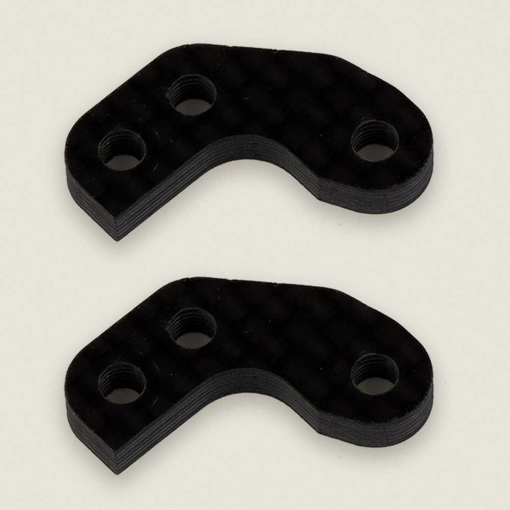 Caster Block Link Mount Set, 0 for RC10b7 - Associated