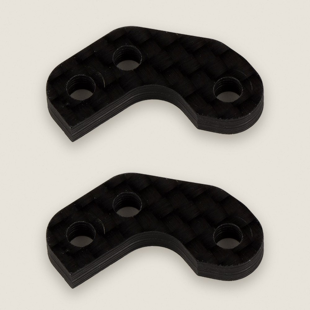 Caster Block Link Mount Set, -1mm for RC10b7 - Associated