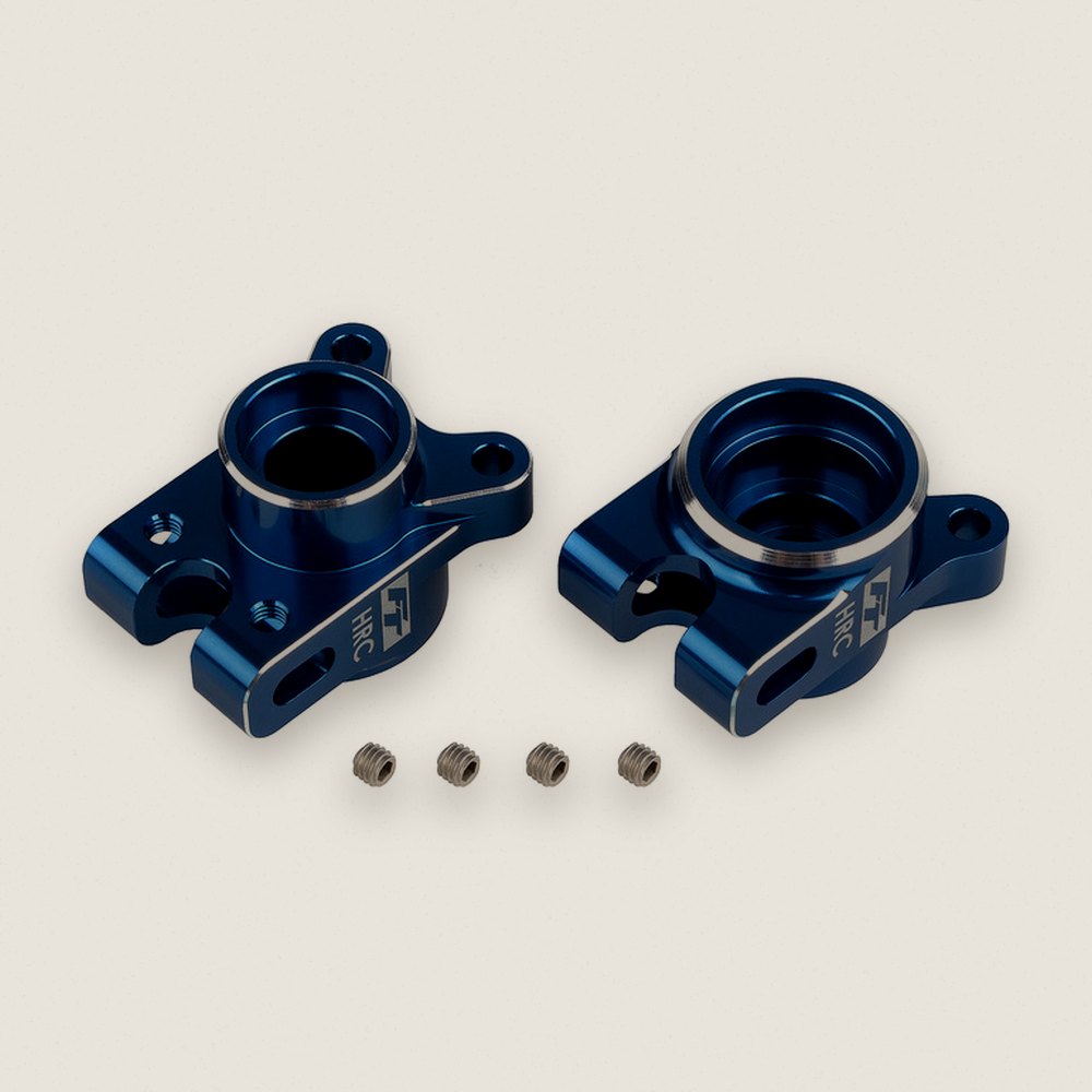 Rear Hub Set, HRC, Blue FT for RC10B7 - Associated
