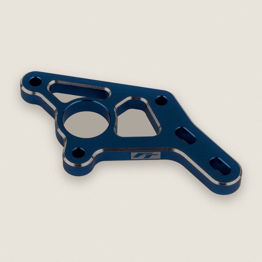 Motor Mount, Blue Aluminum FT for RC10B7 - Associated