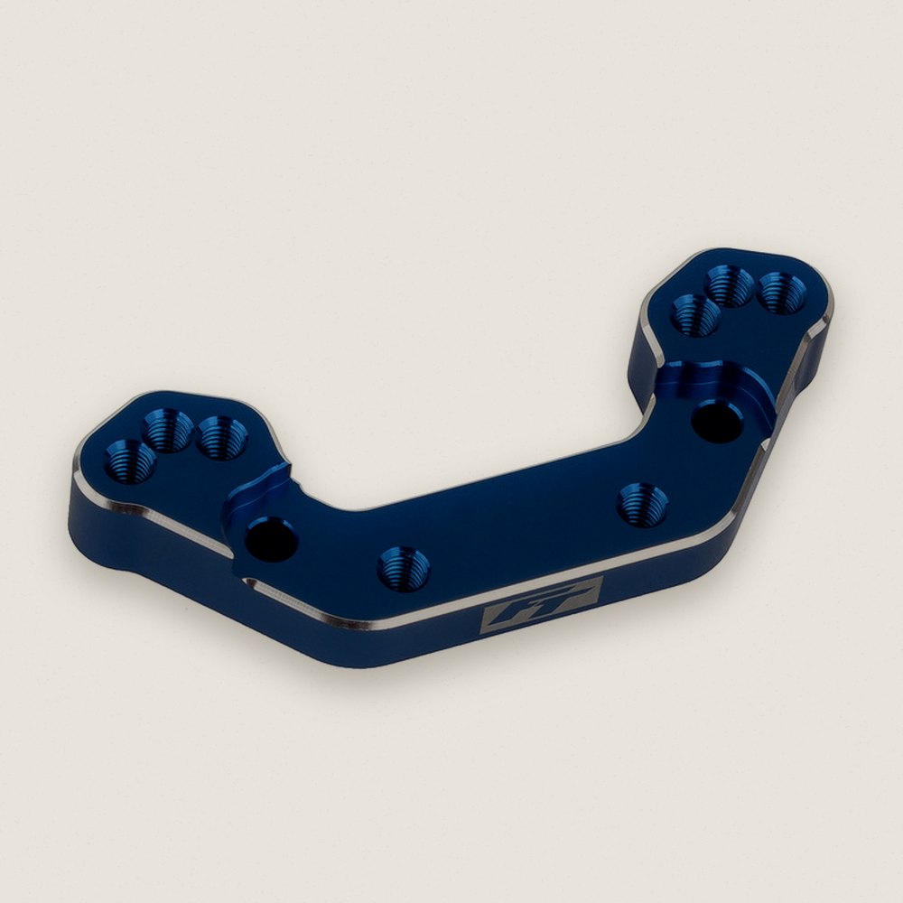 Ballstud Mount, +2mm, Blue Aluminum FT for RC10B7 - Associated
