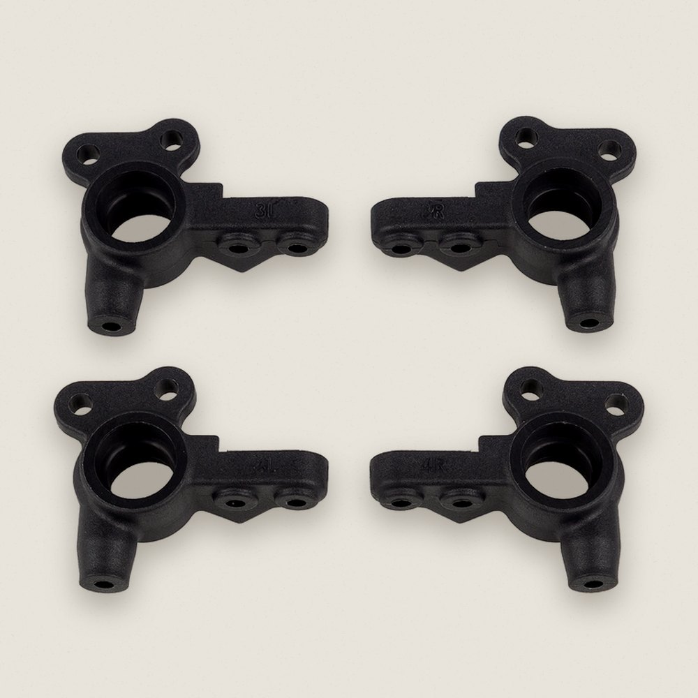 Steering Blocks, Adjustable KPI FT for RC10B7 - Associated