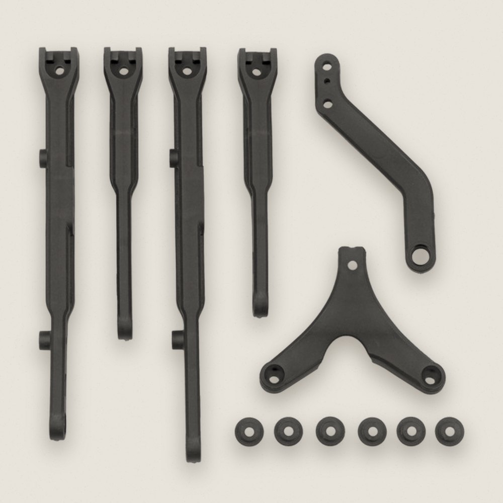 Chassis Braces, Carbon FT for RC10B84 - Associated