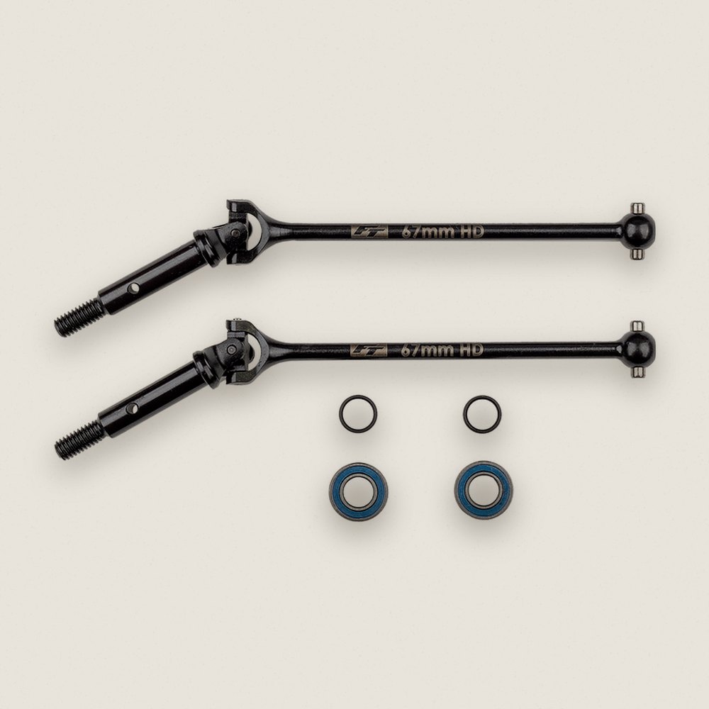 Universal Driveshaft Set, 67mm for RC10b7 - Associated