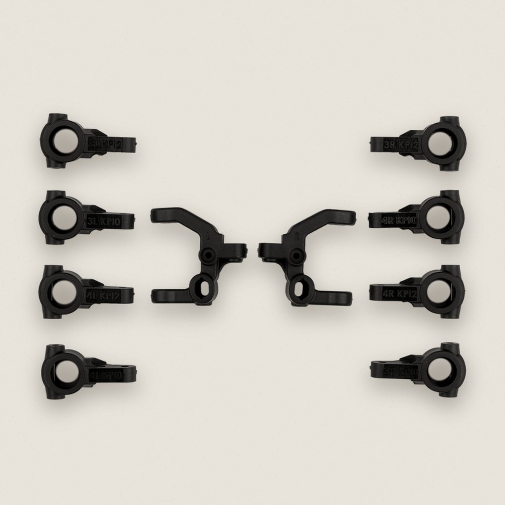 Caster and Steering Block Set for RC10B7.1 - Associated